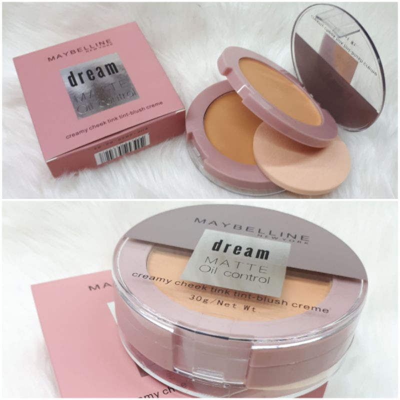 TWO CAKE BB PINK BEDAK MAYBELLINE 2IN1 BB DREAM WONDER POWDER FOUNDATION