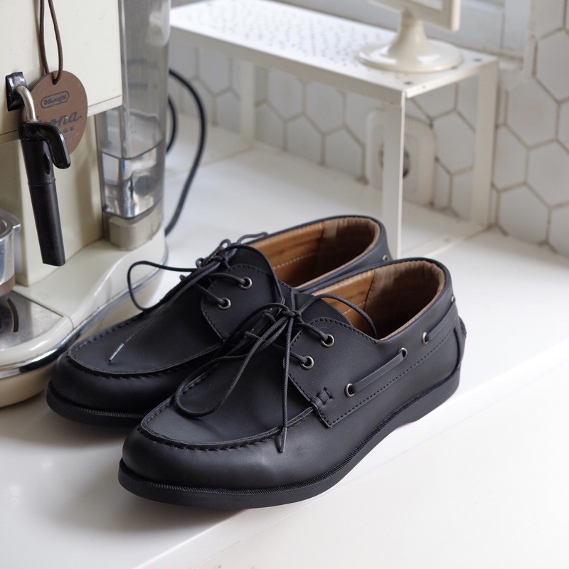 Clinsy Black by OXWALKER sepatu pria formal casual kerja