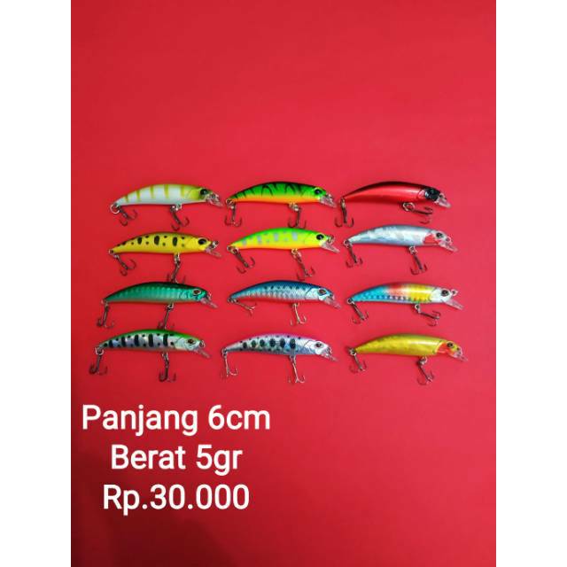 DUO Ryuki Copyan Minnow Lure 60s Umpan Pancing Casting