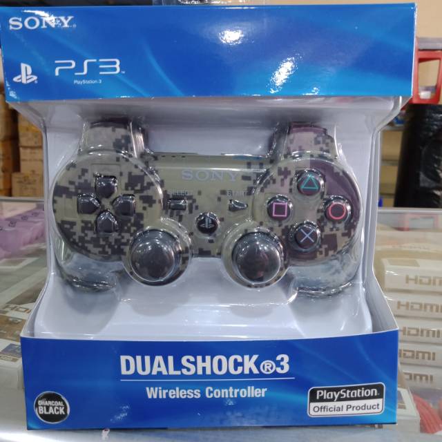 Stik ps3 army stick ps3 urban camuoflage wireless controller OP(ori pabrik)