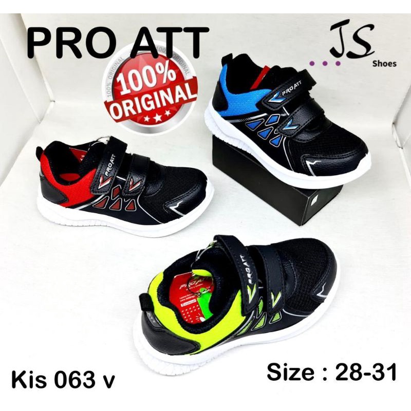 PRO ATT KIS 063 - SEPATU SNEAKERS SEPATU SEKOLAH ANAK COWOK PRO ATT ORIGINAL