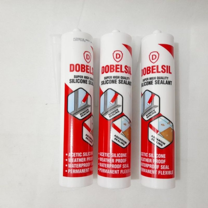 

Lem Sealant Black Tabung Kaca Aquarium Silicone Dobelsil silen Botol hitam