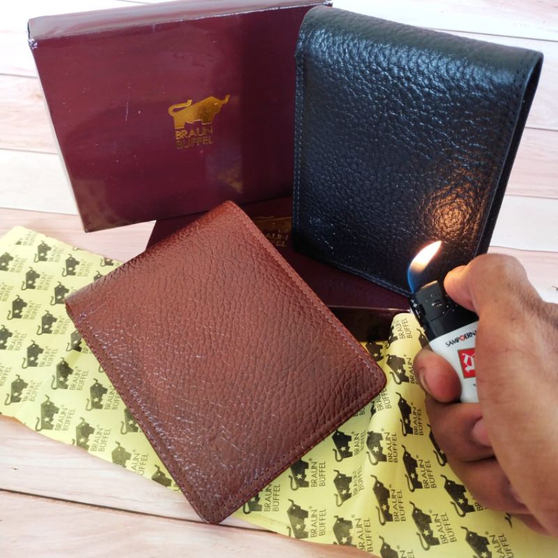 Dompet kulit asli dompet pria Dompet Lipat Bulak Balik 3 Ruang