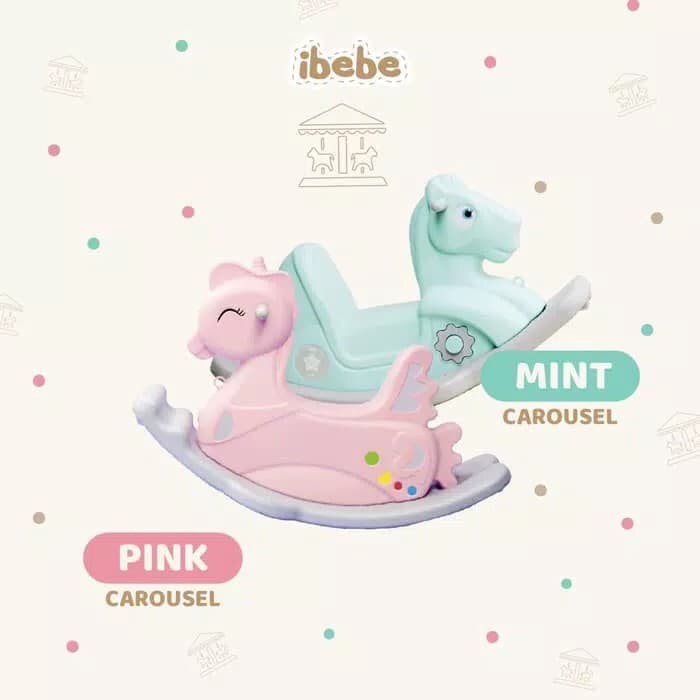 IBEBE Carousel Rocking Horse Kuda Goyang Mainan Anak