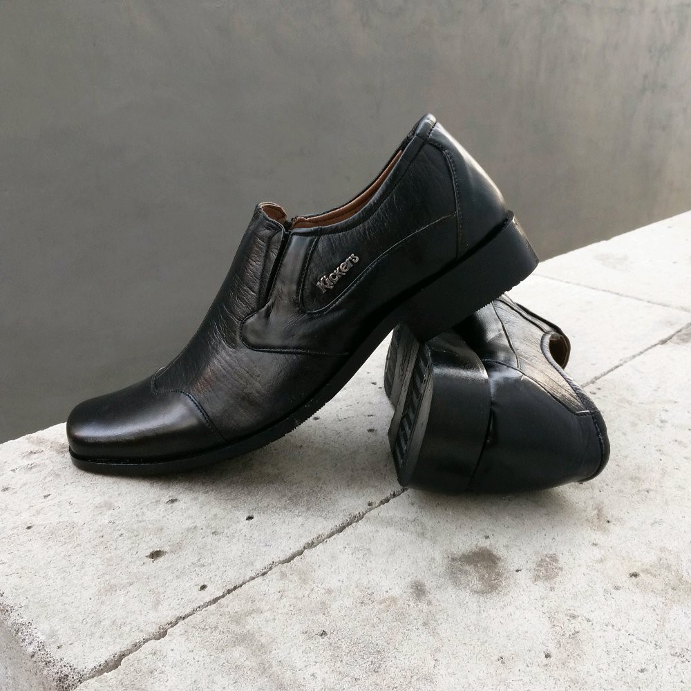sepatu kickers pantofel kulit asli Sepatu kantor pria