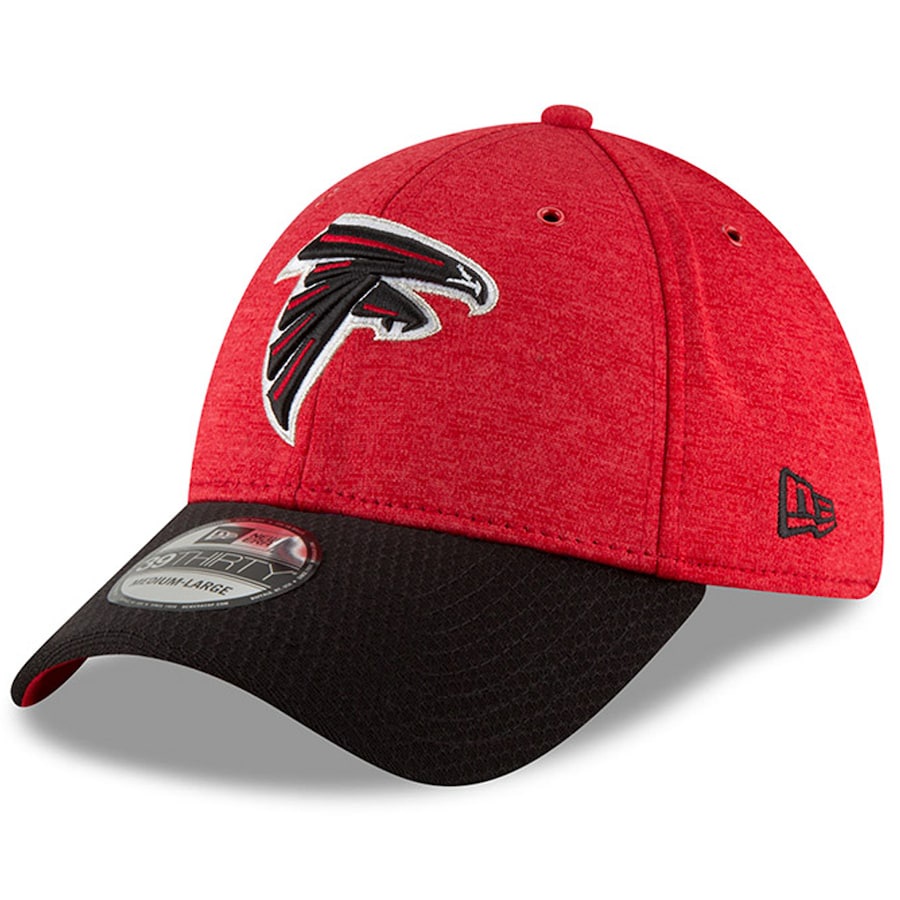 Topi NFL New Era 39THIRTY - Atlanta Falcons Red Sideline Home Official