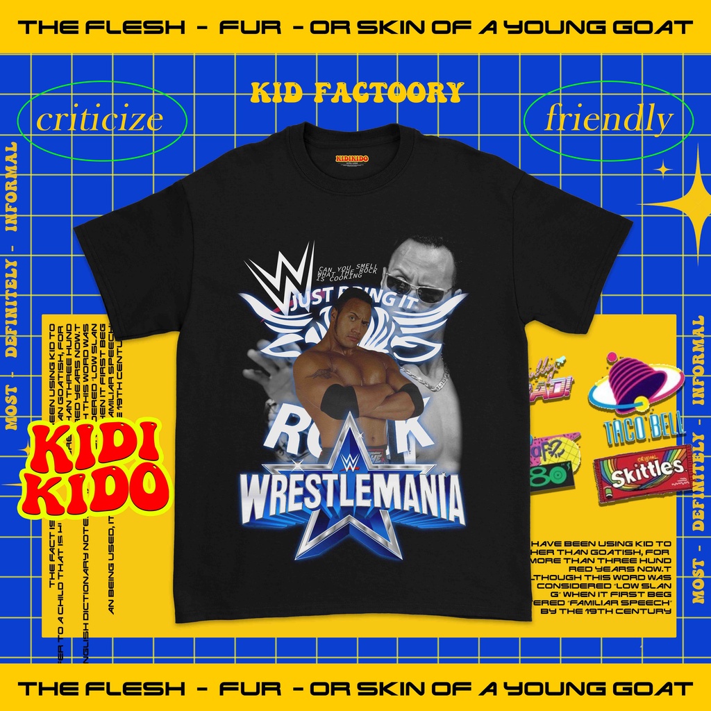 BAJU SMACKDOWN WWE ANAK THE ROCK | KAOS SMACKDOWN WWE ANAK | THE ROCK | 001