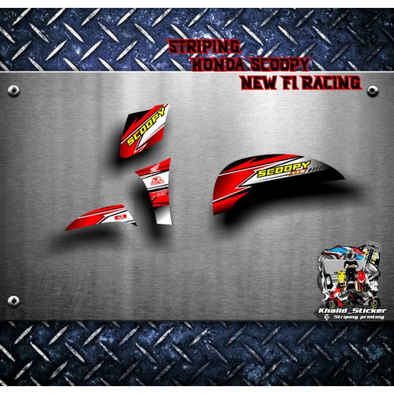 Striping Scoopy Fi 2019,2014 2021 Racing