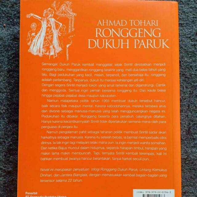 Ronggeng Dukuh Paruk By Ahmad Tohari Shopee Indonesia