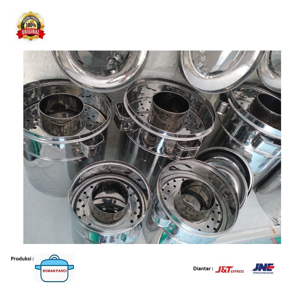 jual panci bakso kecil  dandang bakso stenliis UK.22