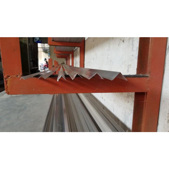 

Siku Alumunium Lis 2X2Cm Untuk Pinggir Meja/Etalase Dll Panjang 6M 049