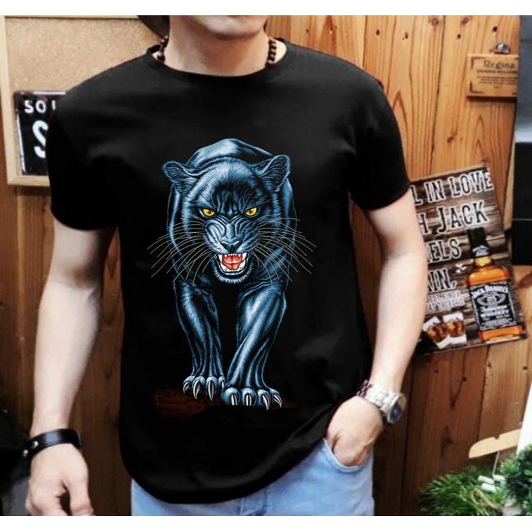 Baju Kaos Pria Distro Macan Biru