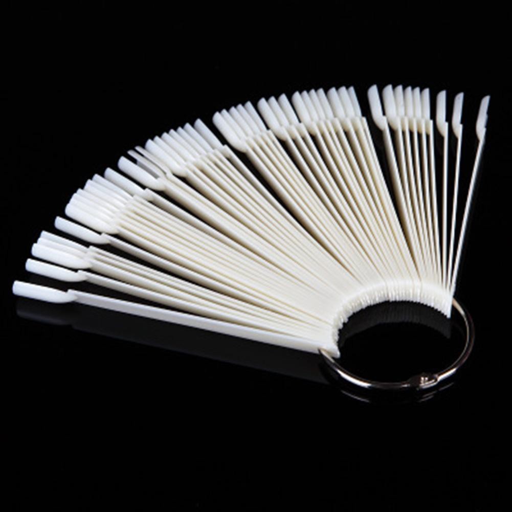 Display Kuku Palsu 24 pcs / False Nail Fan / Color Chart Kuku 50 Pcs