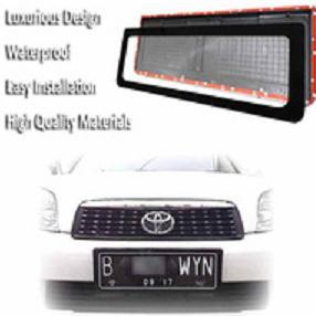 Tempat / Dudukan / Bracket Plat Nomor Mobil Acrylic