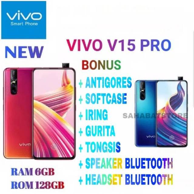 PROMO VIVO V15 PRO RAM 6GB ROM 128GB 6/128GB - RESMI VIVO 2 TAHUN