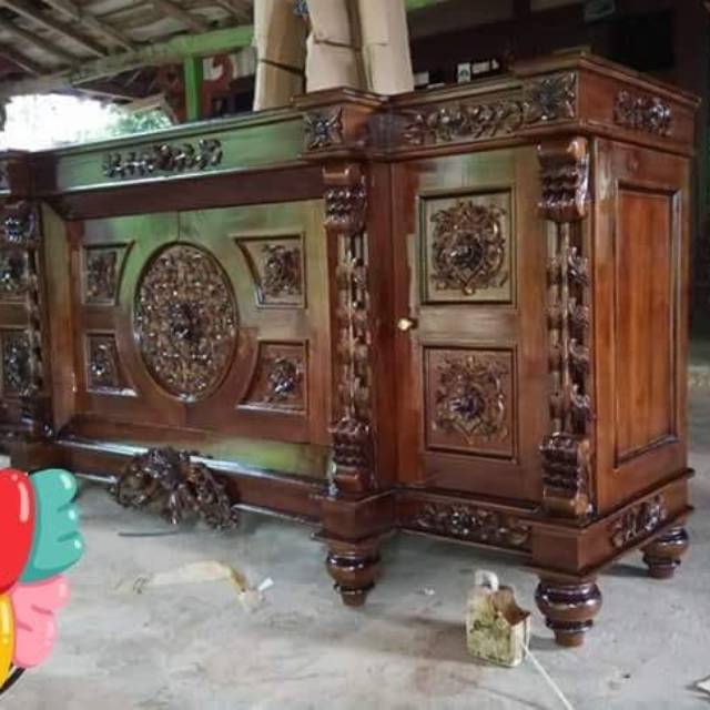 bufet pendek nusantara,mebel jepara,furniture