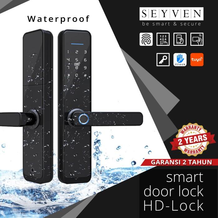 Lahizaa Seyven Smart Door Lock Waterproof Door Lock With App Smart Lock Door