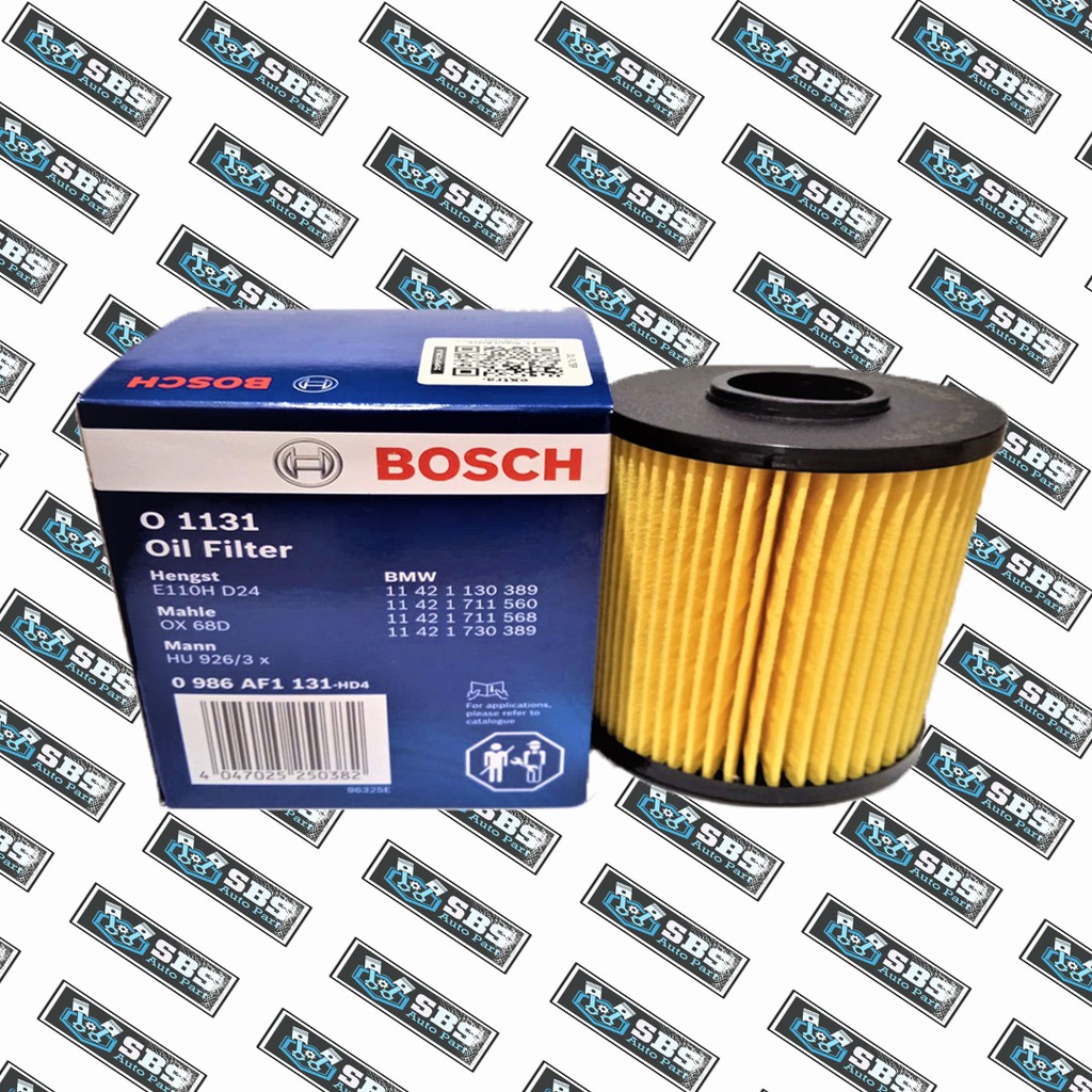 Filter Oli Bosch FO 1131 ( Mahle OX 68 ) BMW M50 M52 E34 E36 320i 323i 328i 520i 525i