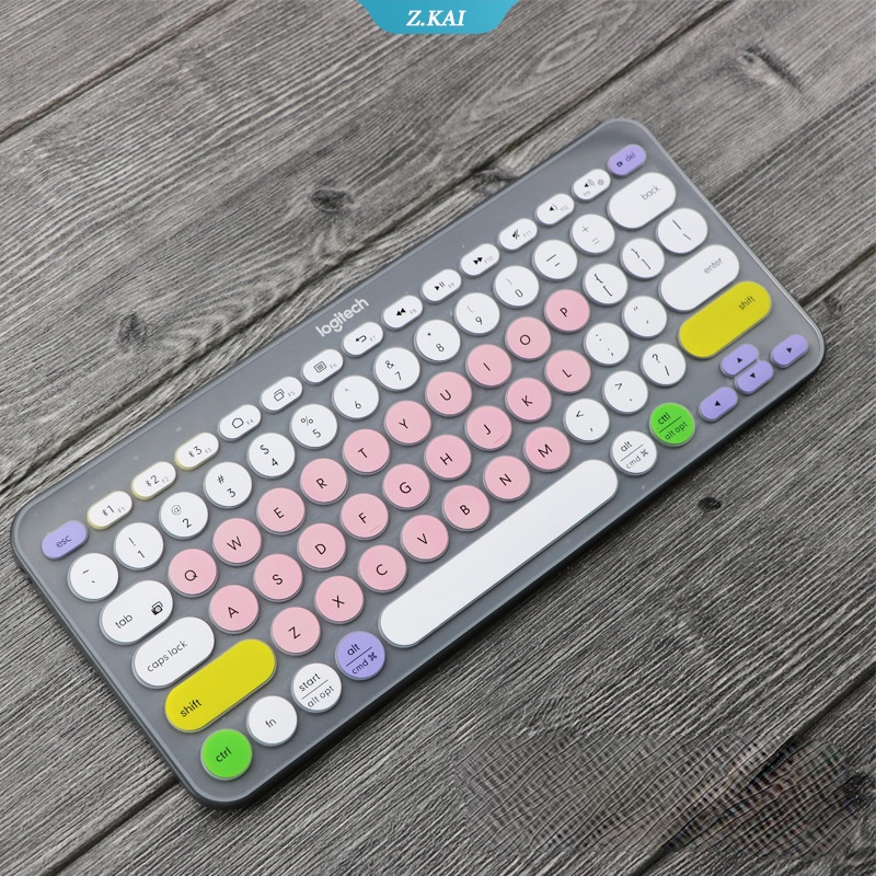 1pc Skin Silikon Cover Pelindung Keyboard Laptop Logitech K380 (ZK)