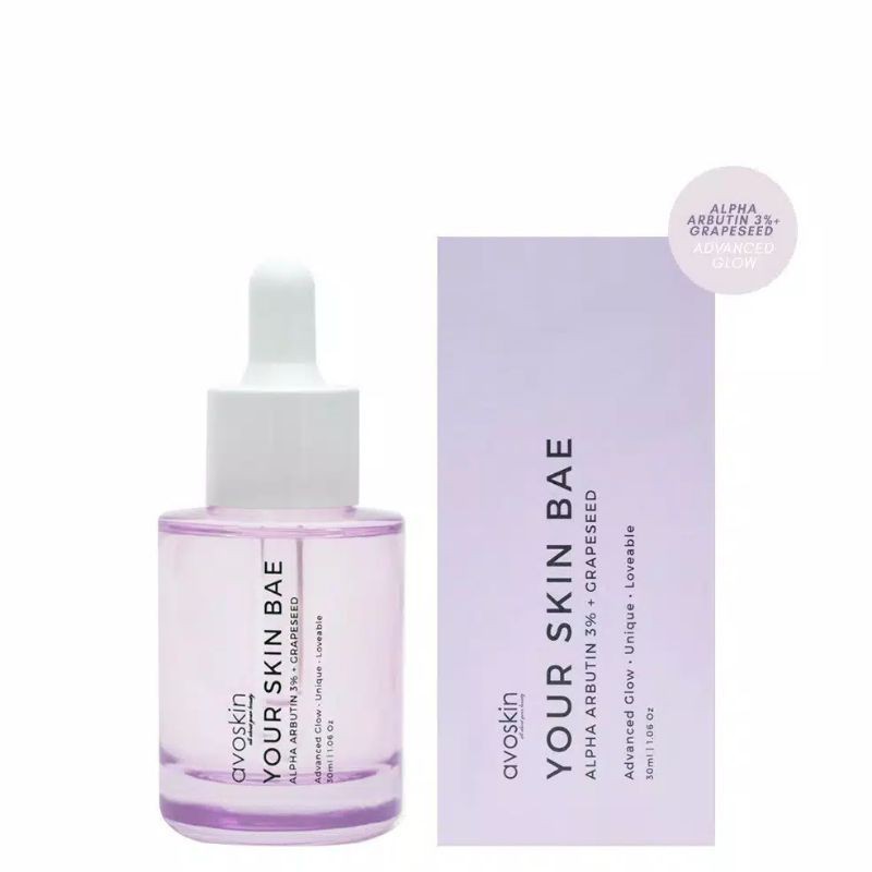 (BPOM) AVOSKIN Your Skin Bae Alpha Arbutin 3% + Grapeseed 30ml