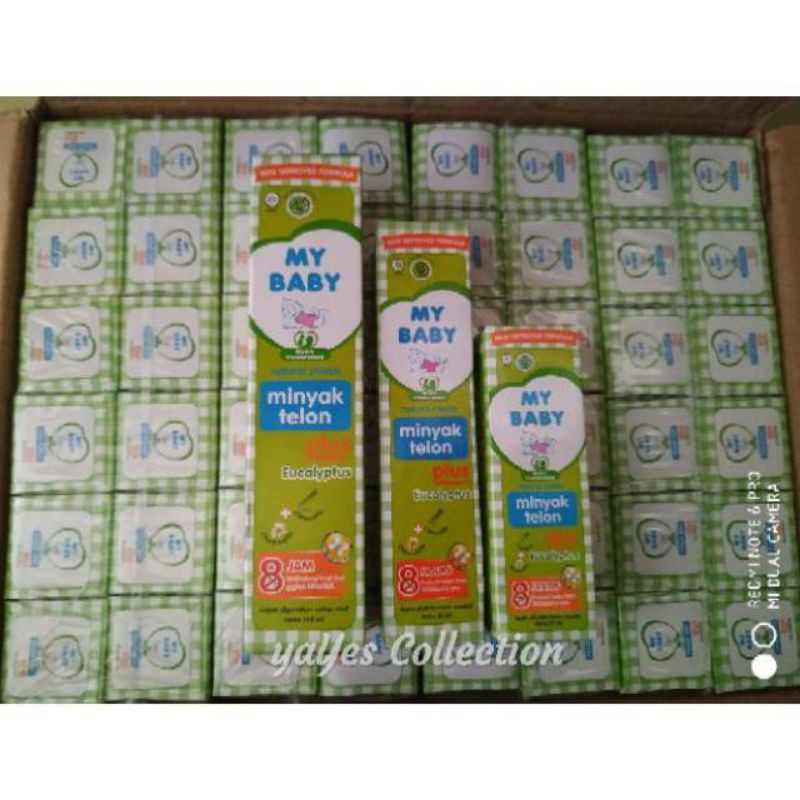 My Baby Minyak Telon Plus ORIGINAL Hijau  &amp; Lavender Mybaby (150ml / 145ml - 90ml / 85ml - 60ml / 55ml ) Peut Kembung Gigitan nyamuk