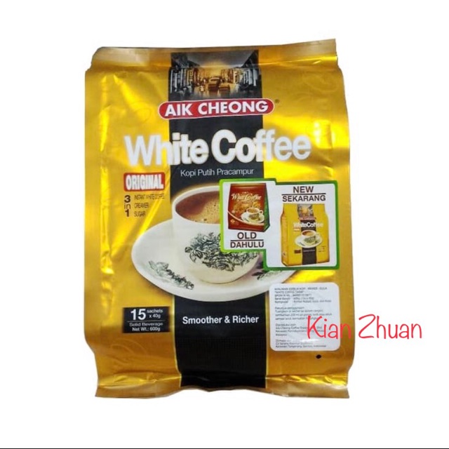 Aik Cheong White Coffee Original 15x40gr