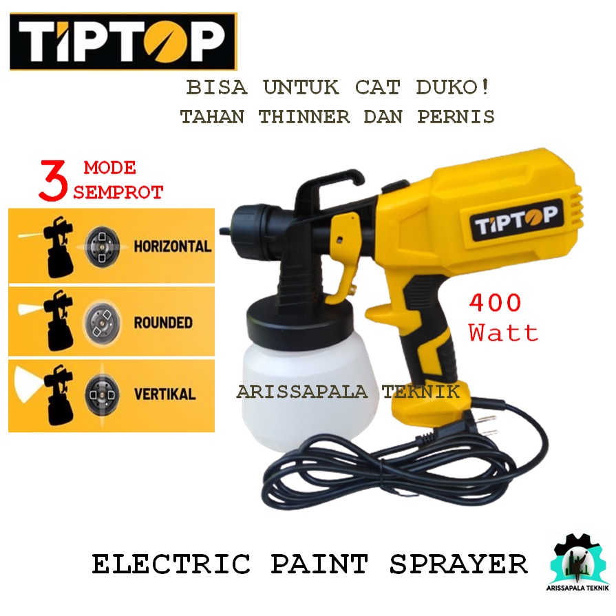 Electric Spray Gun Alat Semprot Cat Listrik Tanpa Kompresor Bisa Cat Minyak Duco Cat Tembok Paint Zo