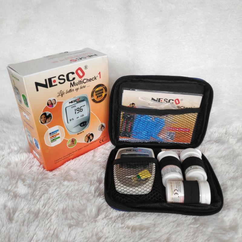 Alat Tes Darah Nesco 3in1(Gula,asam usrat,kolesterol)