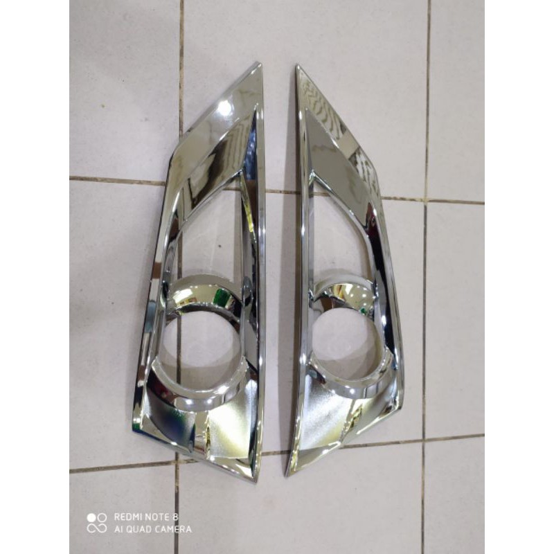 cover ring foglamp Sigra 2016 2017 2018 Hitam Chrome Carbon