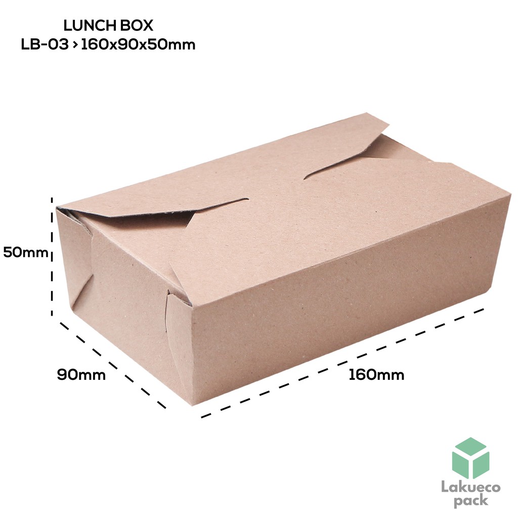 

LUNCH BOX PAPER TRAY PAPER KERTAS COKLAT KRAFT KOTAK MAKAN MURAH TAKEAWAY (MIN ORDER 50)LB03K2