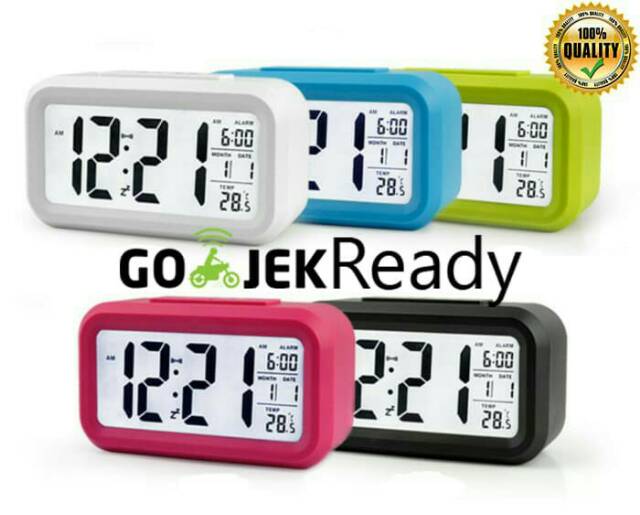 Jam meja digital LED/ jam weker