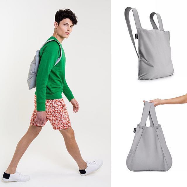 Notabag Tas Lipat Ransel Wanita Selendang Backpack Packable Tote Resleting