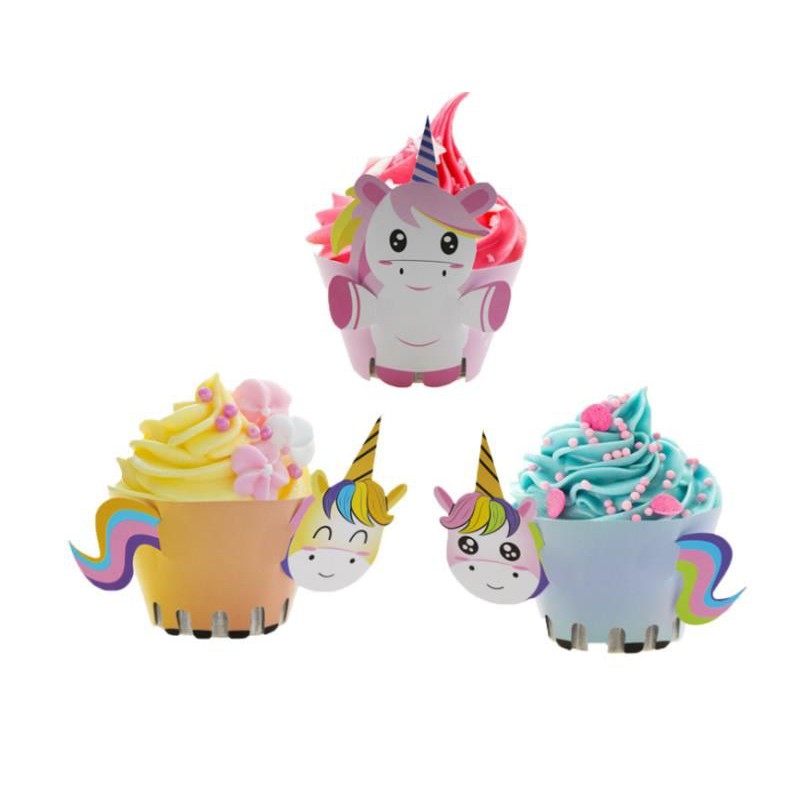 (CW4) Cupcake Wrapper Unicorn/Penghias Kue