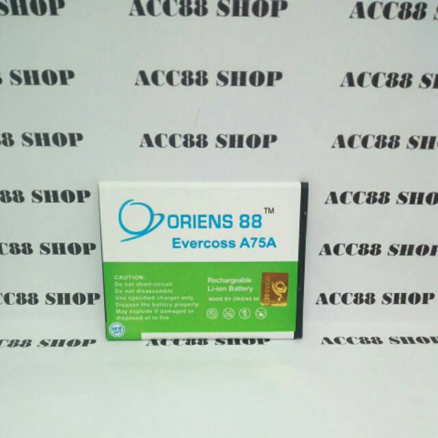 Baterai Batre Battery Double Power OR88/ Oriens88 Evercoss A75A