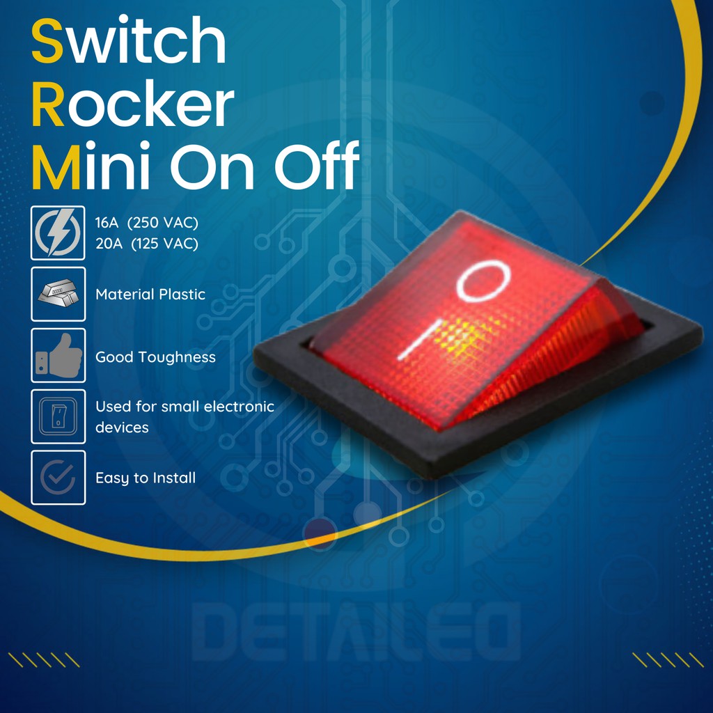 Saklar Sakelar Tombol On Off Lampu Motor Mobil Variasi On Off Murah