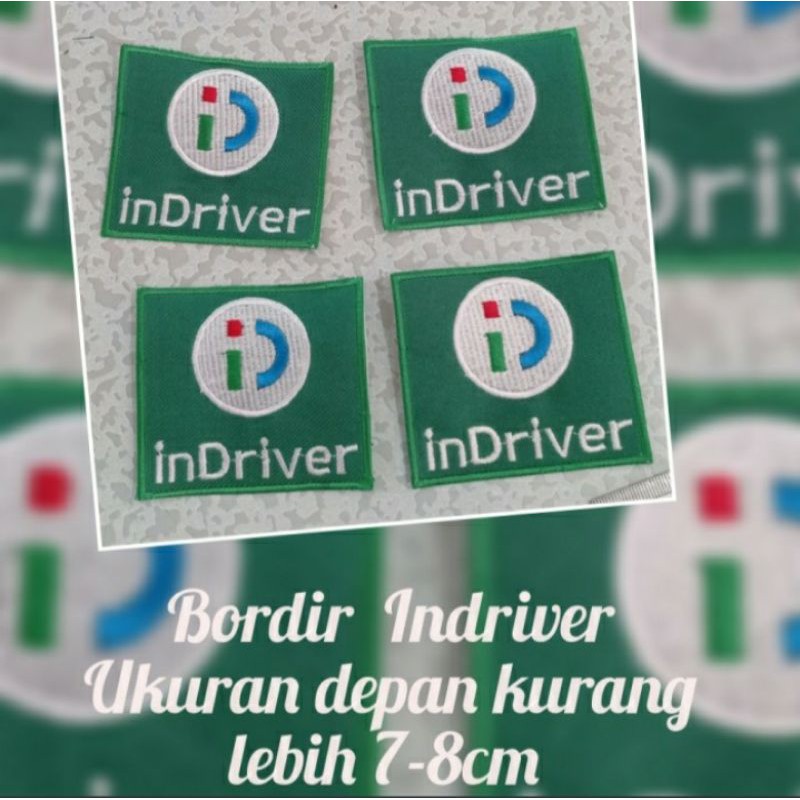 emblem/bordir indriver hijau