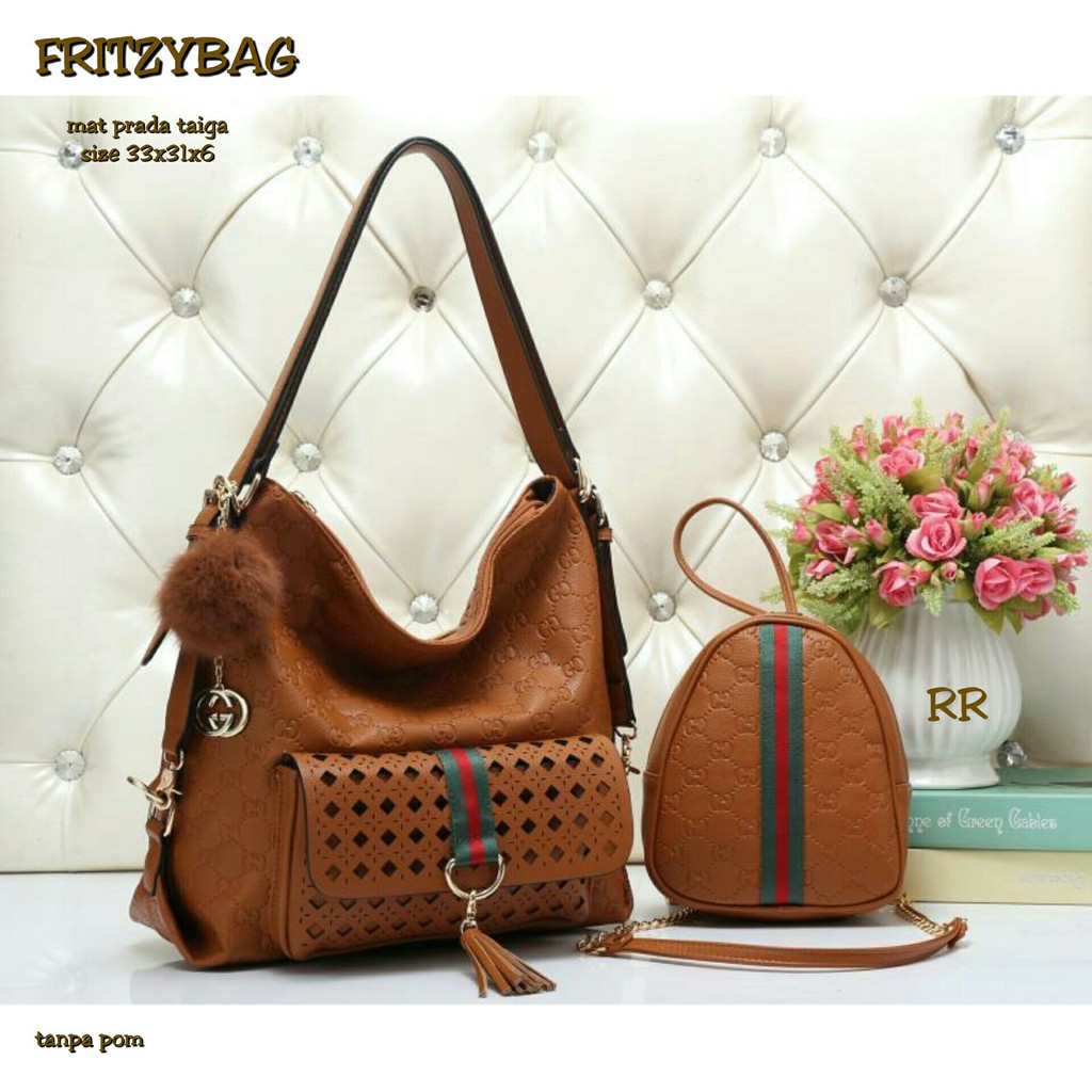 Fritzy Tote Bag Tas Fashion Wanita Bahu Jinjing Bagus Fritzy Tote Bag Tas Fashion Wanita Bahu Jinjing Bagus
