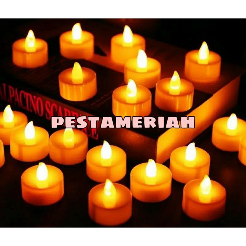 LILIN LED / LILIN ELEKTRIK / LED CANDLES / LILIN ULANG TAHUN / LILIN LED MINI/ TEA LIGHT CANDLE LED
