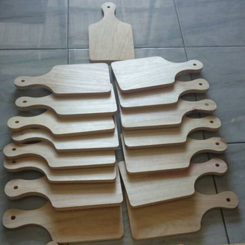 Talenan Kayu / Wooden Cutting Board / Properti Foto / Talenan Multifungsi