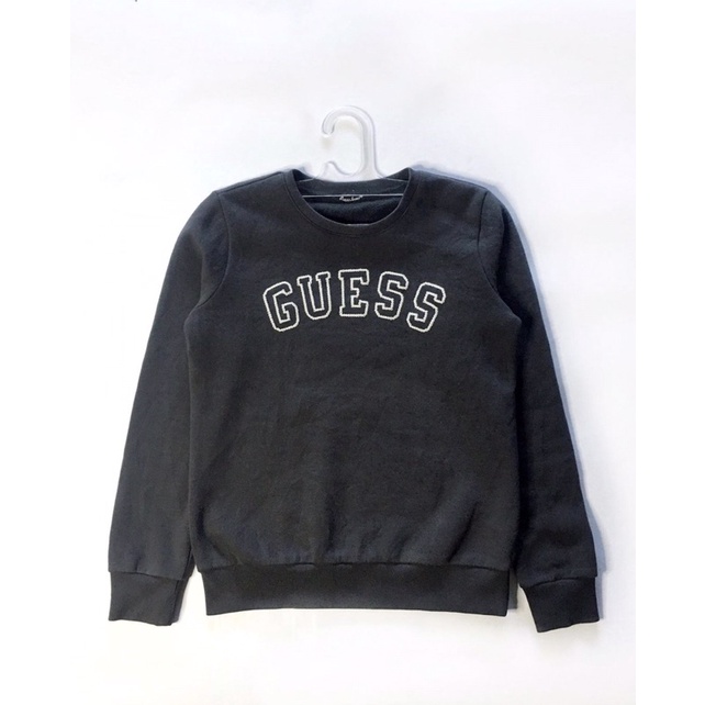 CREWNECK GUESS ABU-ABU (SECOND BRANDED) MURAH