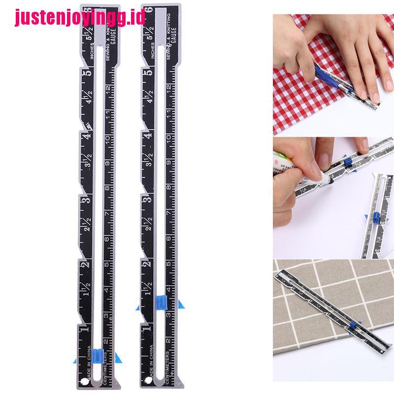 【justenjoyingg.id】Sewing Seam Ruler Measuring Gauge Patchwork Quilting Tailor Sizer Helper Tools