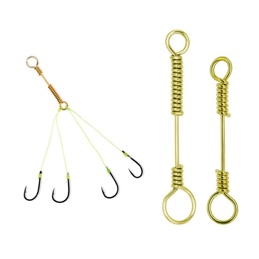 Preva 100pcs Explosion hook spring tray Kait Ledakan Kecil Sambung Umpan Pancing