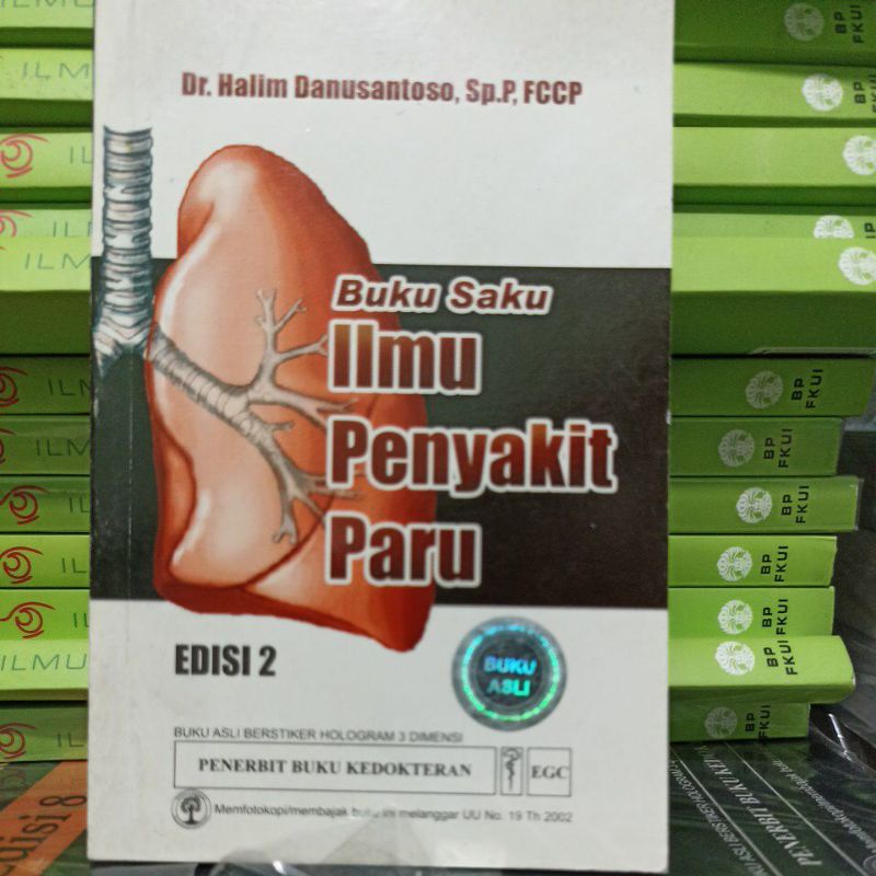 ORI & NEW: BUKU SAKU ILMU PENYAKIT PARU, EDISI 2,EGC, ORIGINAL 100% & NEW