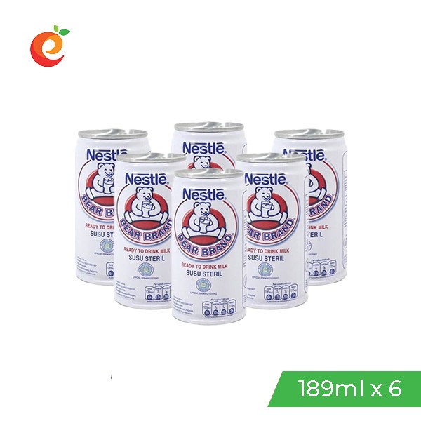 

Terlaris Susu Steril Nestle Bear Brand 6 pcs