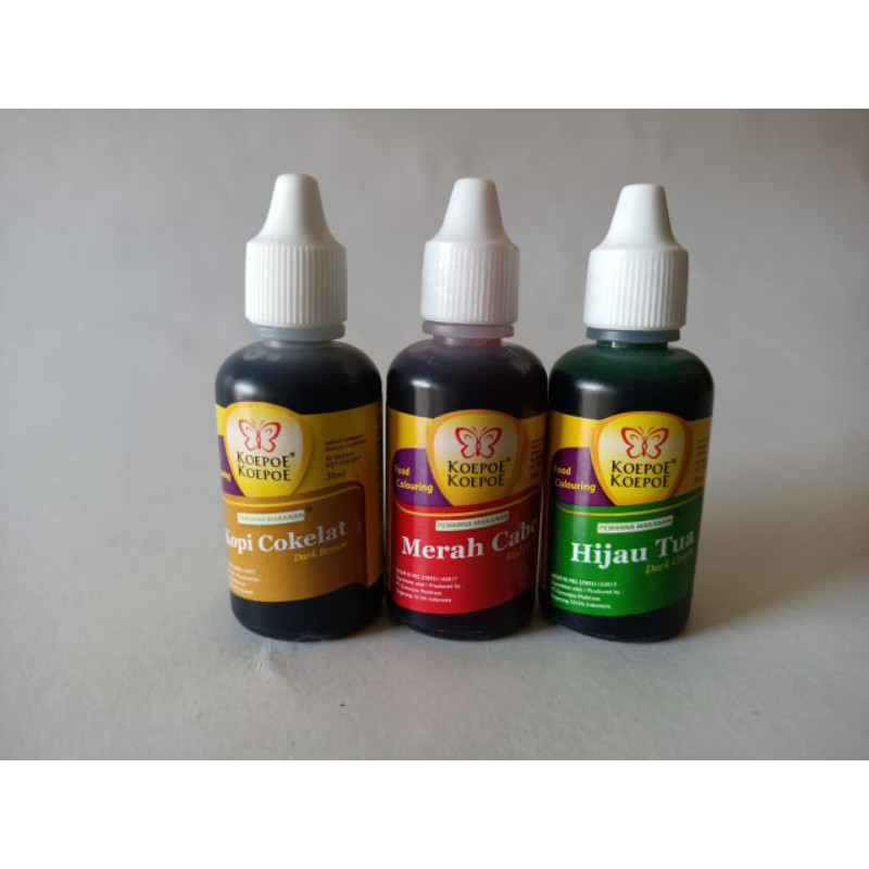 

Koepoe Koepoe Pewarna Pangan 30ml - Kopi Coklat