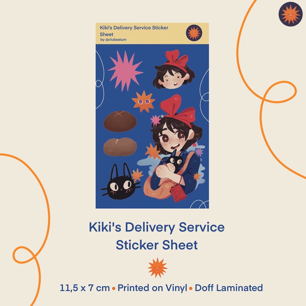 Kiki's Delivery Service Sticker Sheet