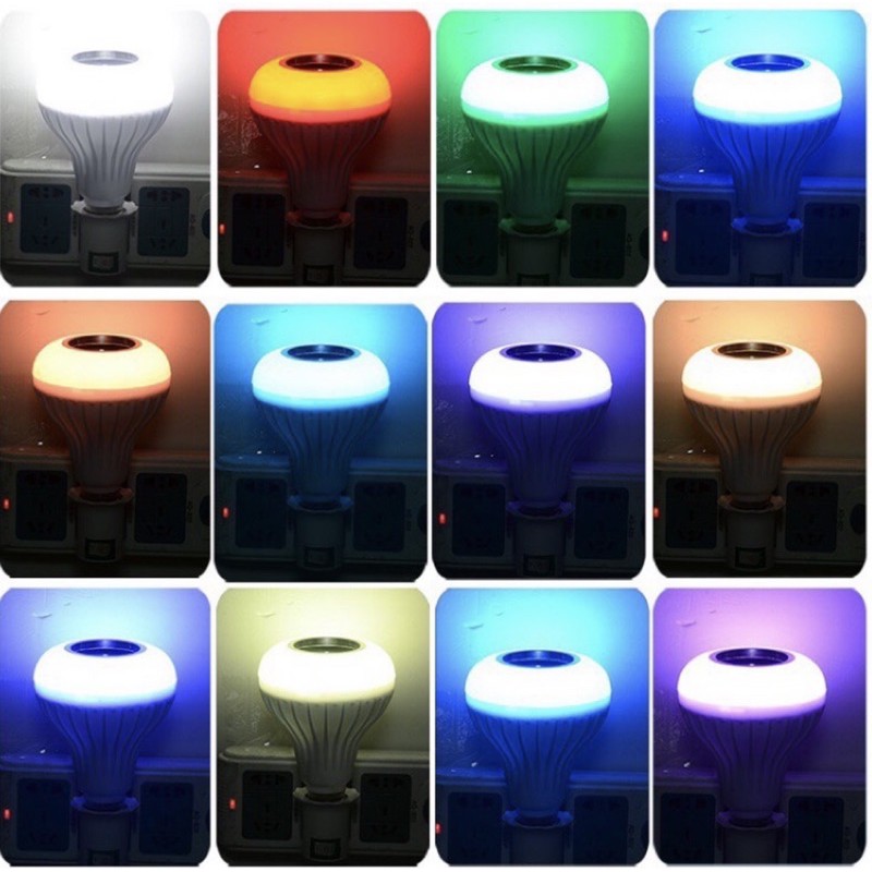 Lampu music LED speaker bluetooth RGB led lampu musik rgb