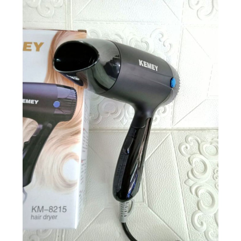 Hair Dryer KM-8215 hair drayer rambut kemei lipat