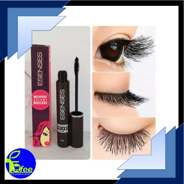 [LOCAL]] - Esenses Mascara Waterproof Evany Volume  BPOM  8ml Kode EM3