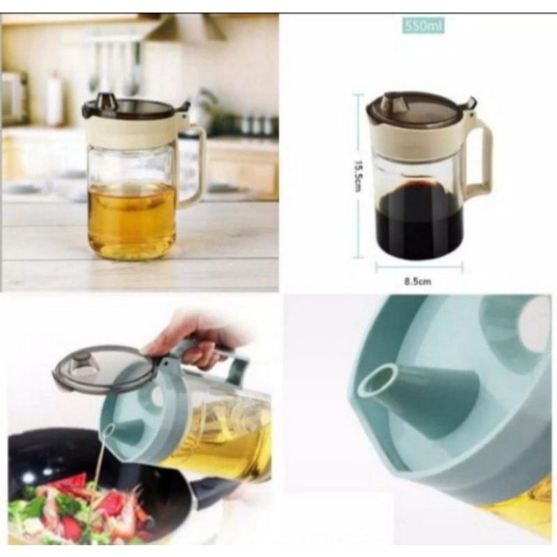 

tempat minyak Single kapasitas 500ml